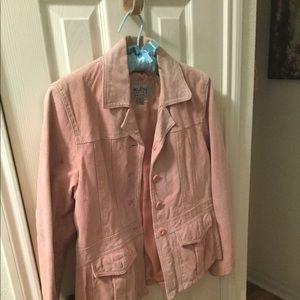 Pink Suede Jacket/Coat